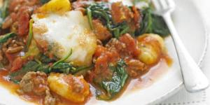 Receta de Ñoquis a la boloñesa