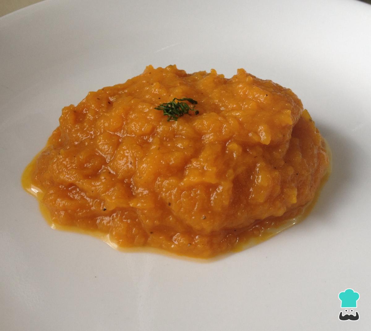 Receta de Puré rustico de calabaza al horno