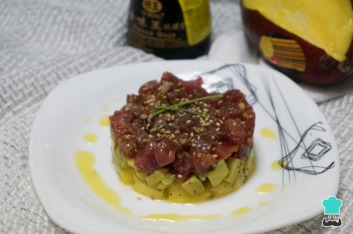 Receta de Tartar de atún y mango