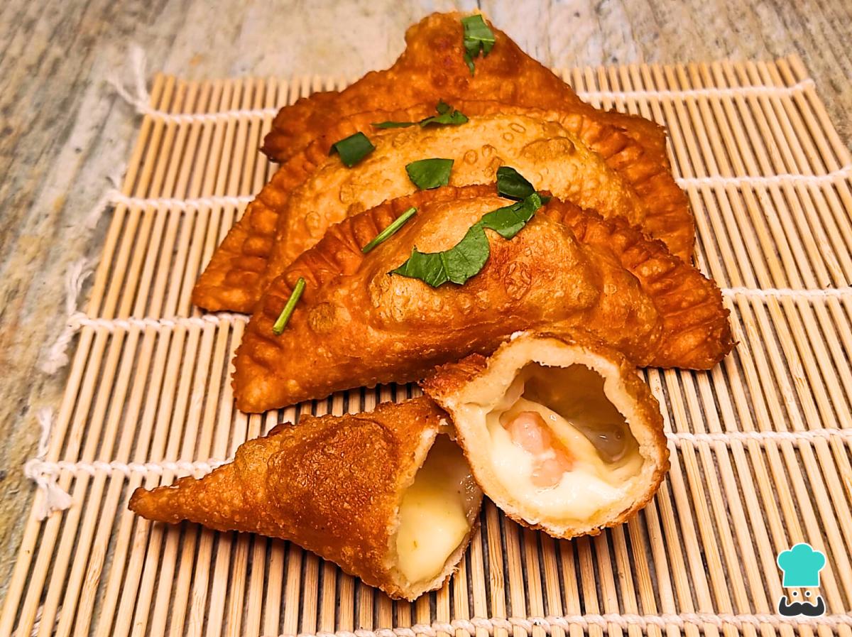 Receta de Empanadas de queso camarón