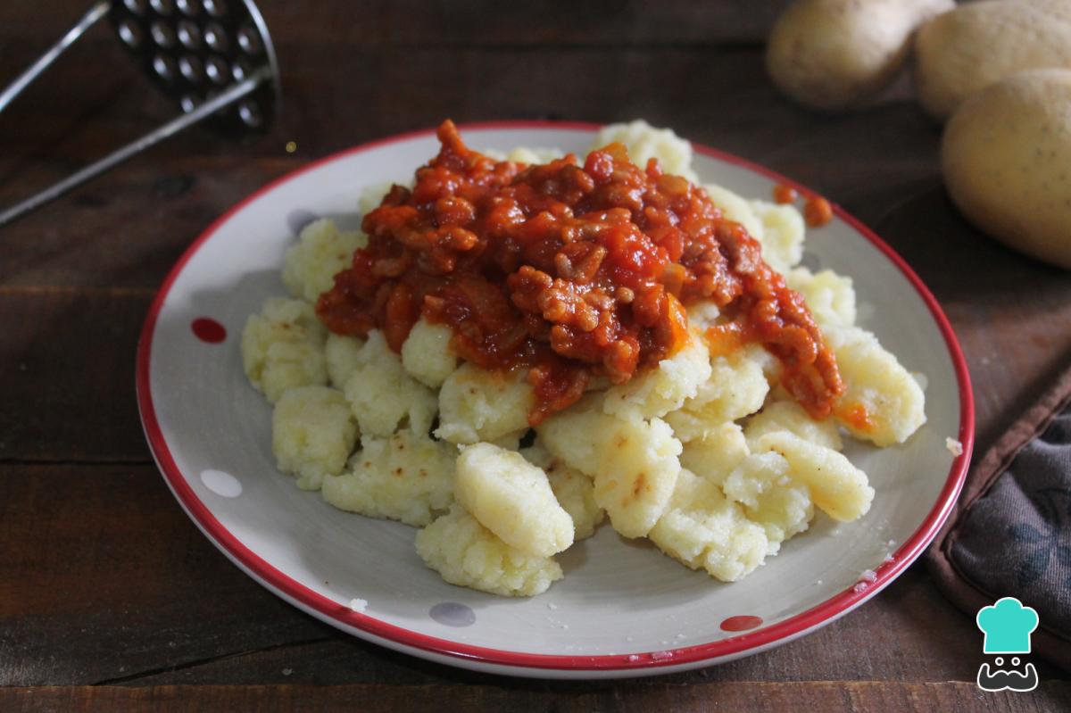 Receta de Ñoquis sin TACC