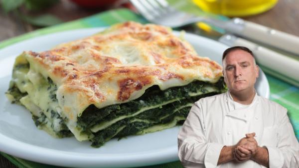 José Andrés, chef: “La lasaña más rica no se hace solo con salsa de tomate y carne, lleva espinacas y una bechamel con crema de leche”