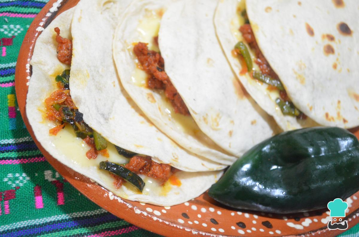 Receta de Quesadillas norteñas