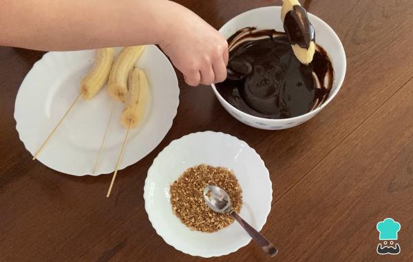 Receta de Chocobananas - Paso 4