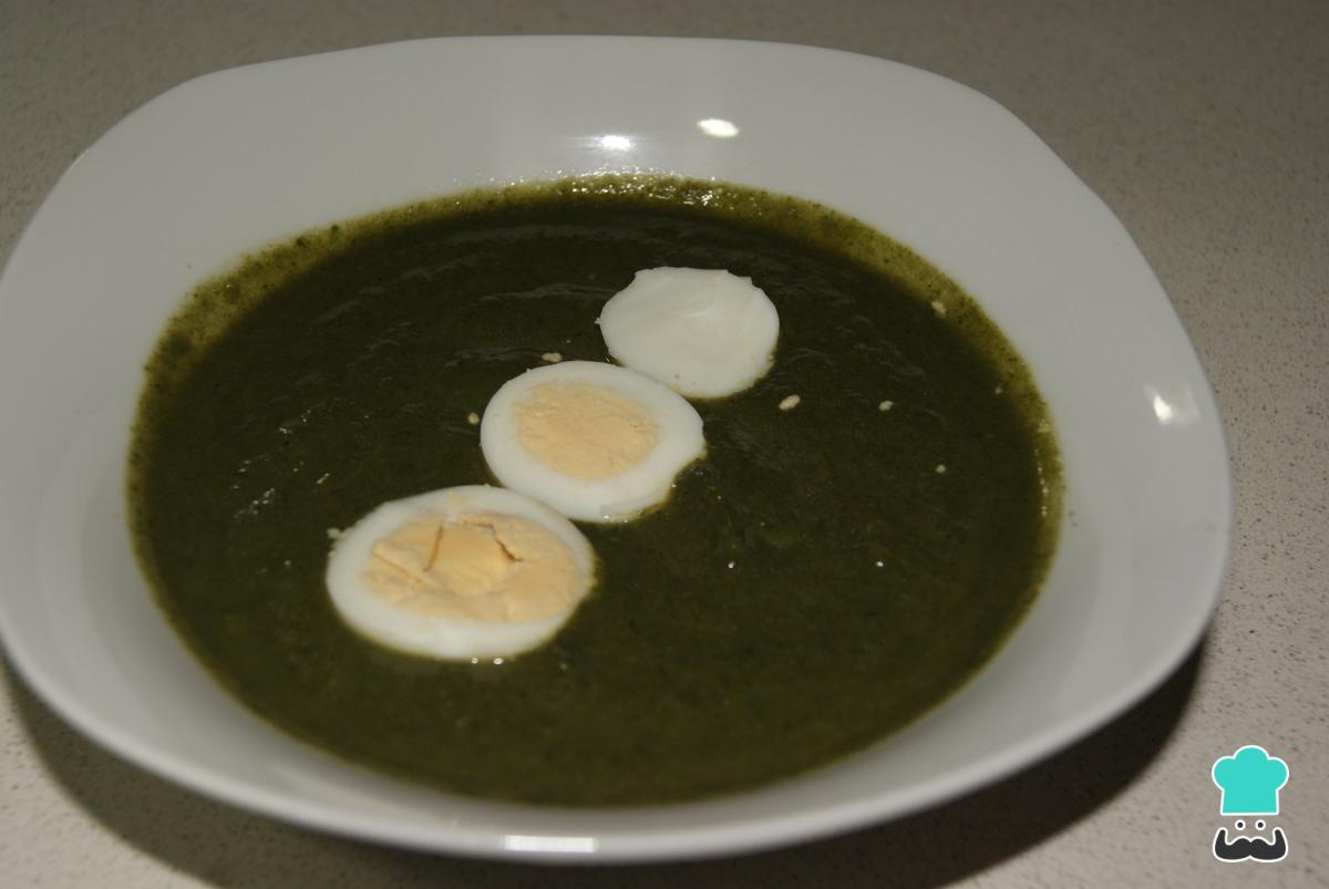 Receta de Crema de espinacas con nata