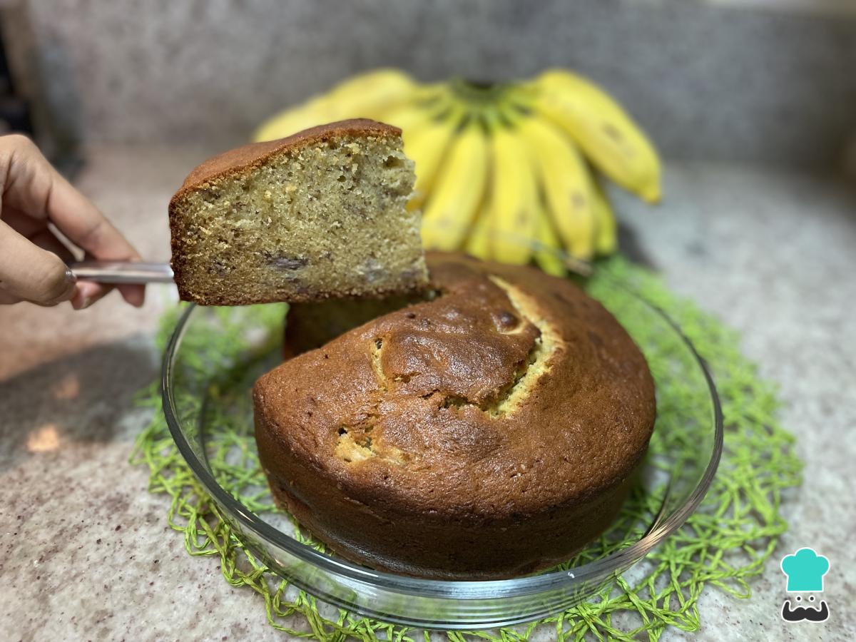 Receta de Pastel de banano guatemalteco