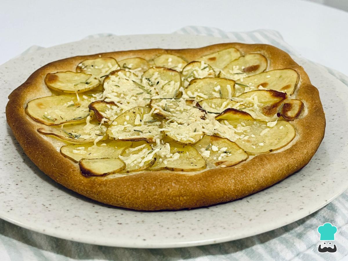 Receta de Pizza de papa