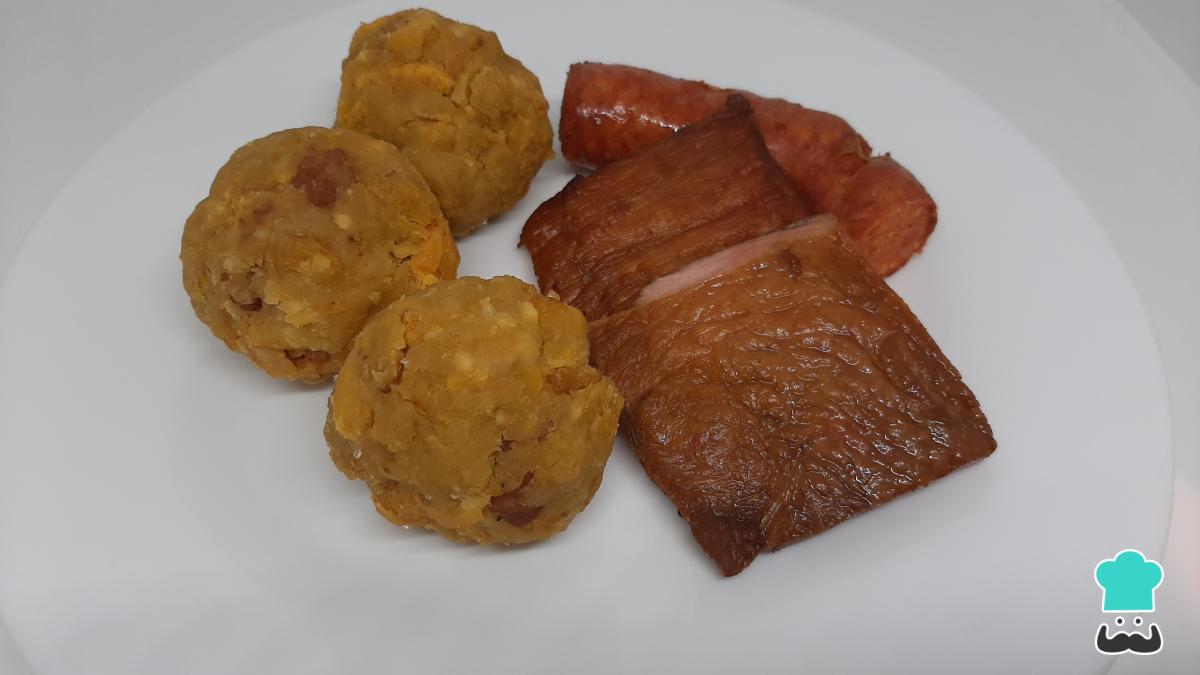 Receta de Tacacho con cecina y chorizo