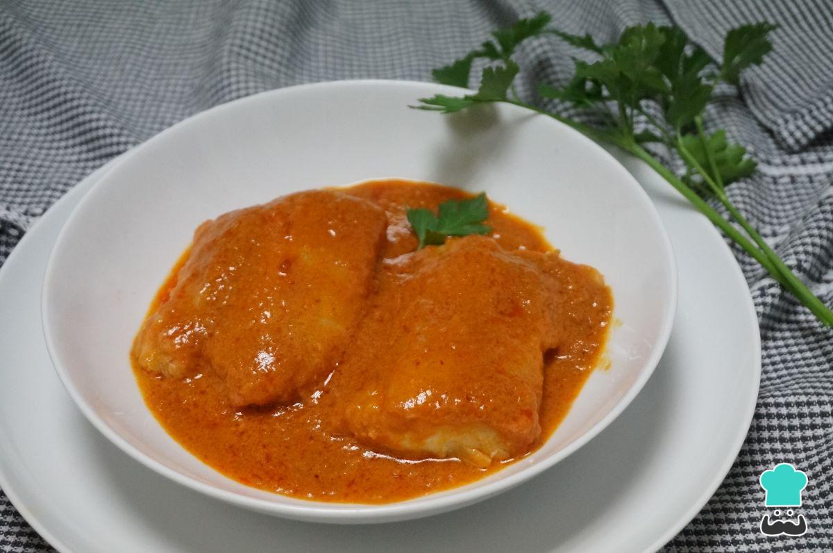 Receta de Bacalao en salsa vizcaína