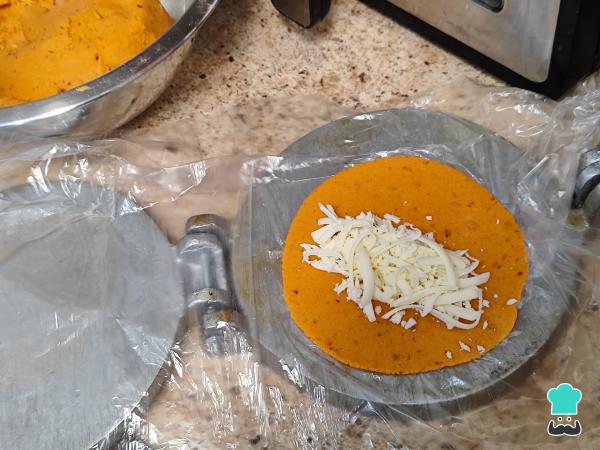 Receta de Quesadillas potosinas - Paso 4
