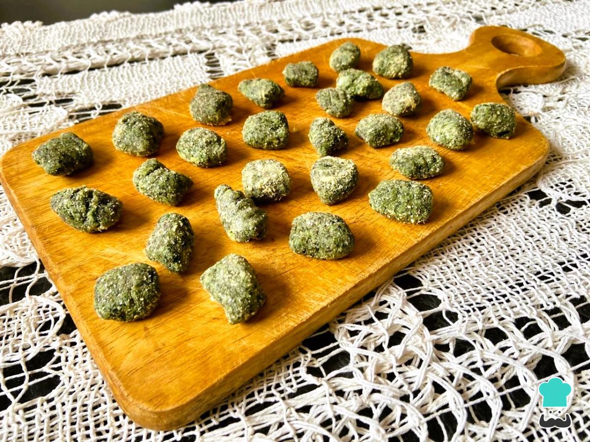 Receta de Ñoquis de espinaca sin tacc