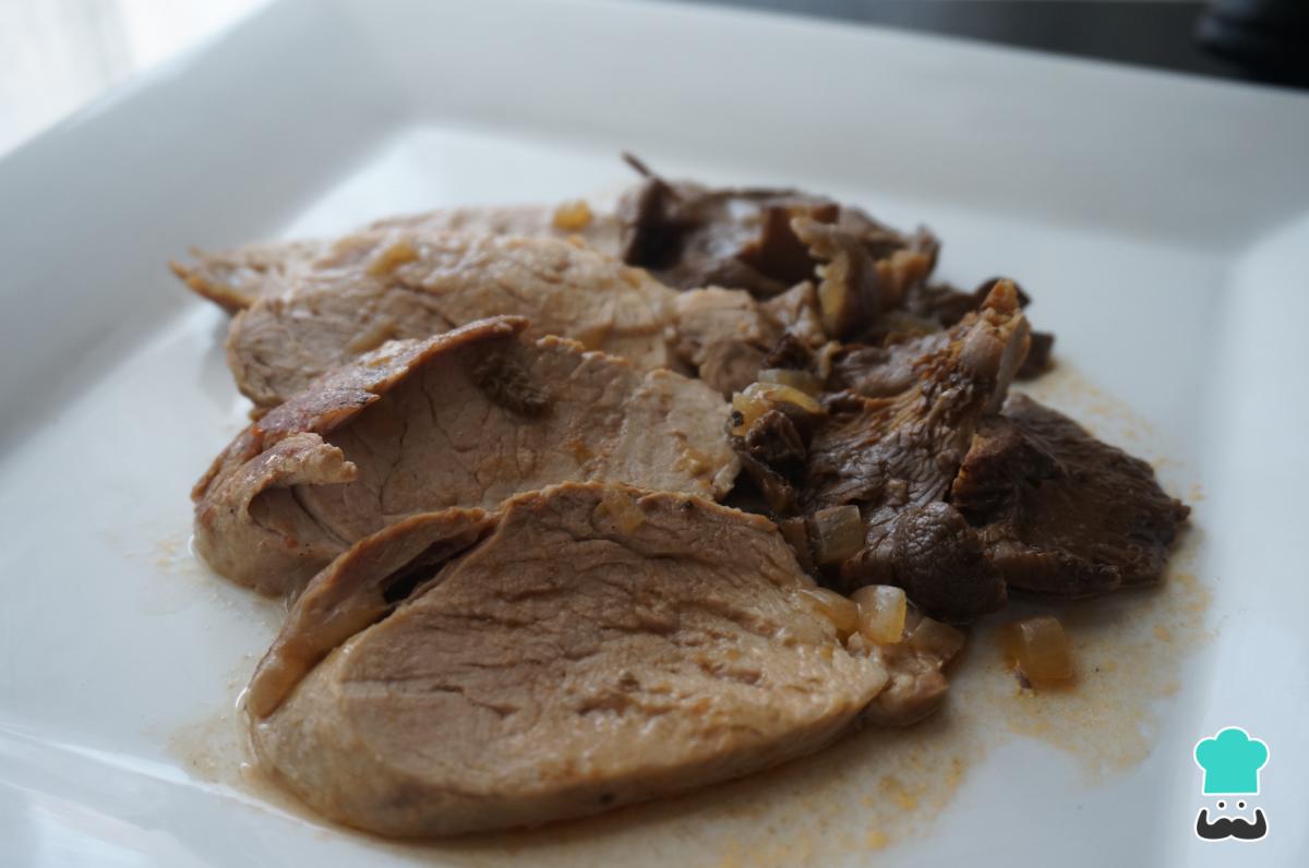Receta de Fricandó de cerdo
