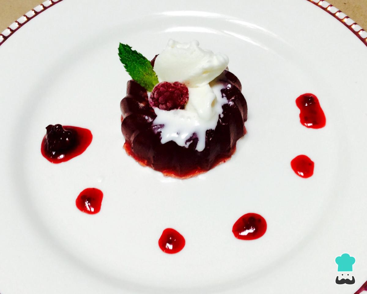 Receta de Gelatina de frambuesa