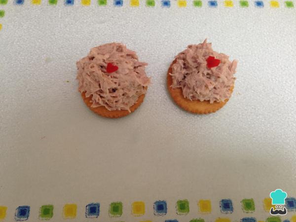 Receta de Trío de canapés para San Valentín - Paso 9