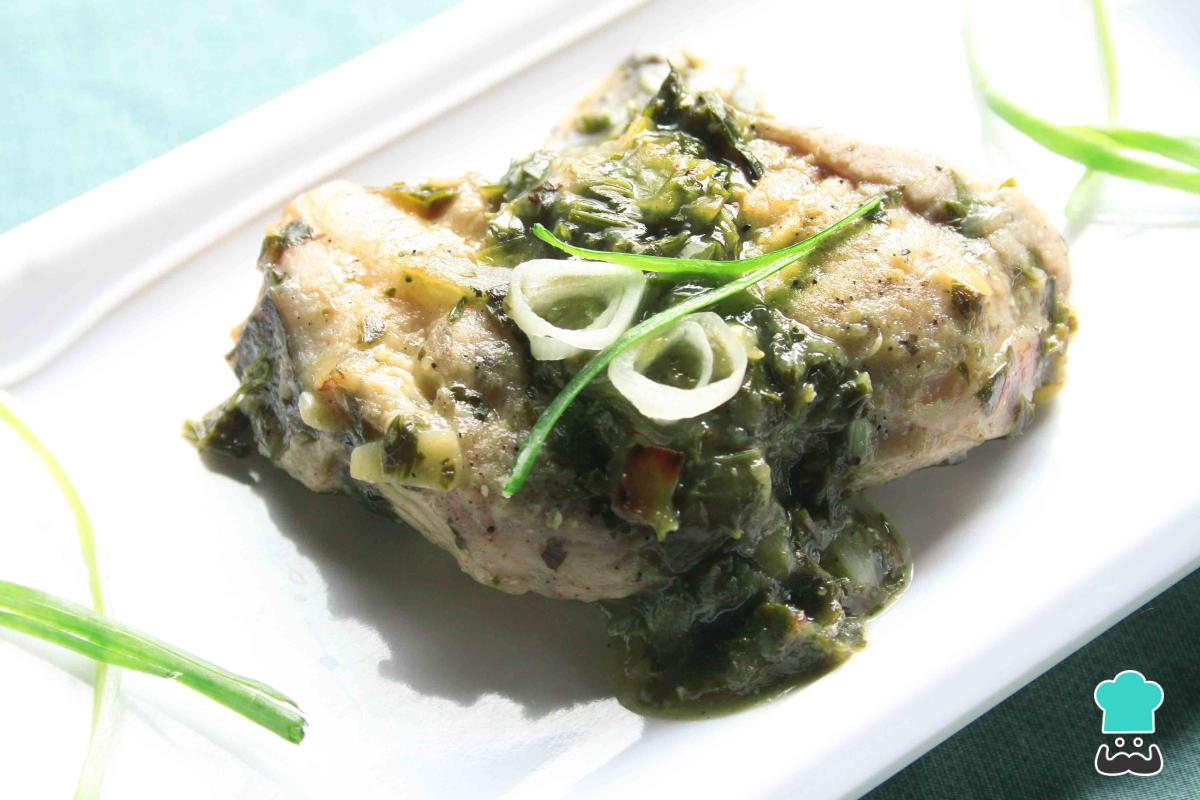 Receta de Cazón en salsa verde