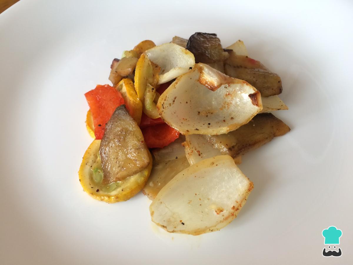 Receta de Vegetales al horno con especias