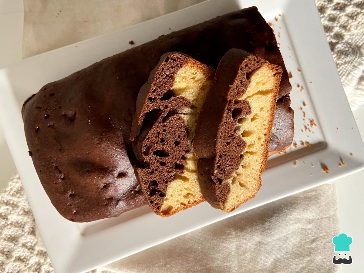 Receta de Budín marmolado sin manteca