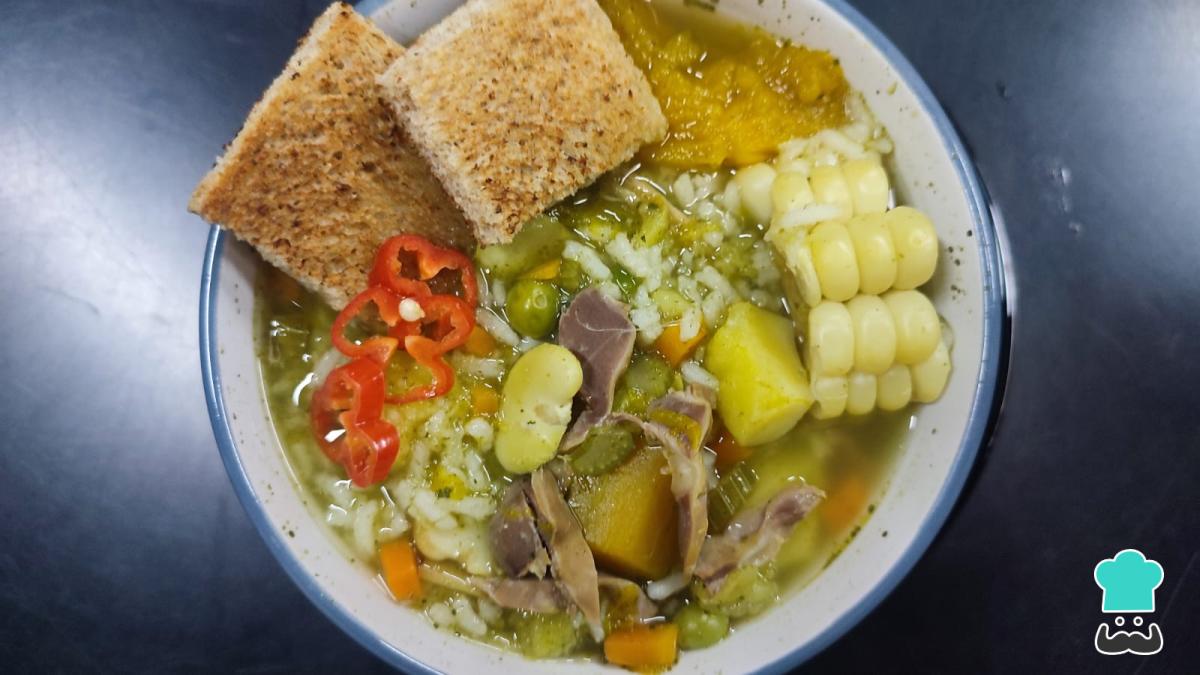 Receta de Aguadito de pavo