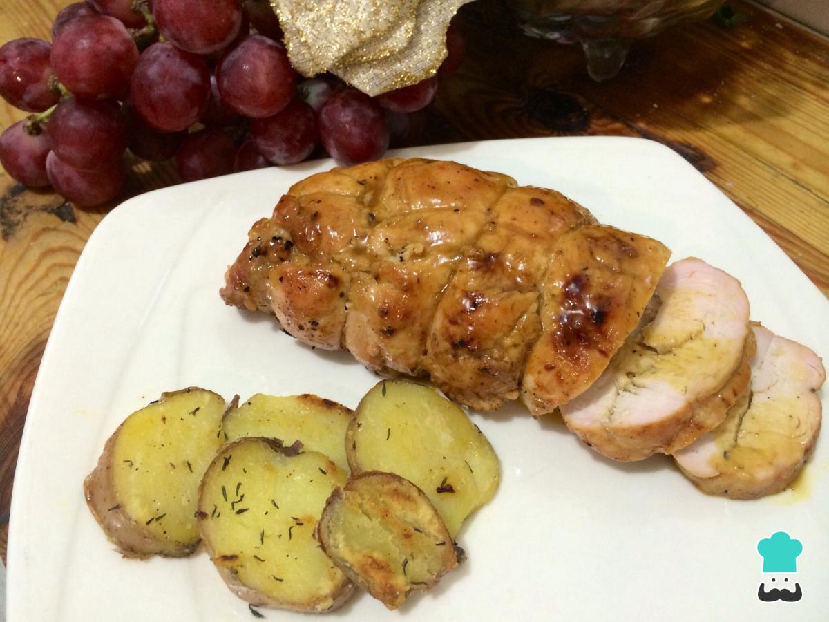 Receta de Pechuga de pavo al horno