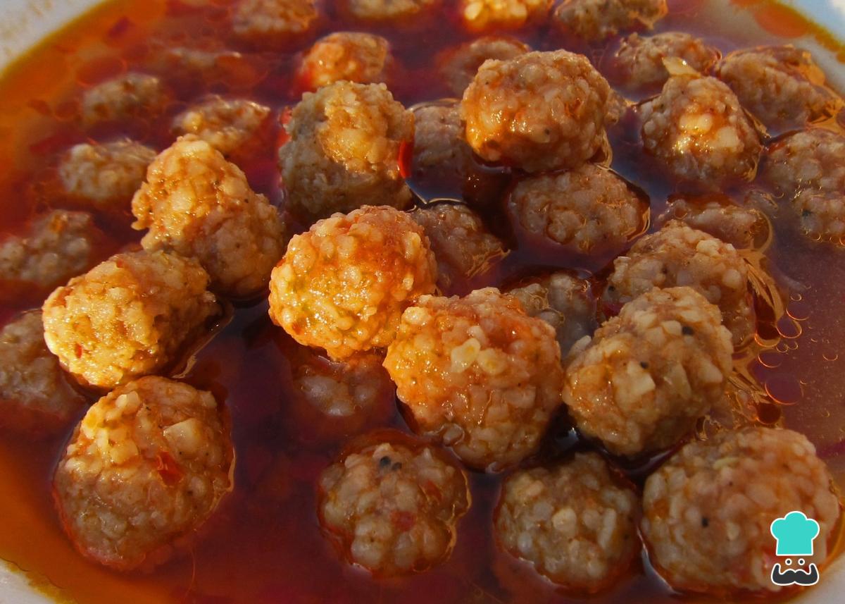 Receta de Albóndigas a la turca