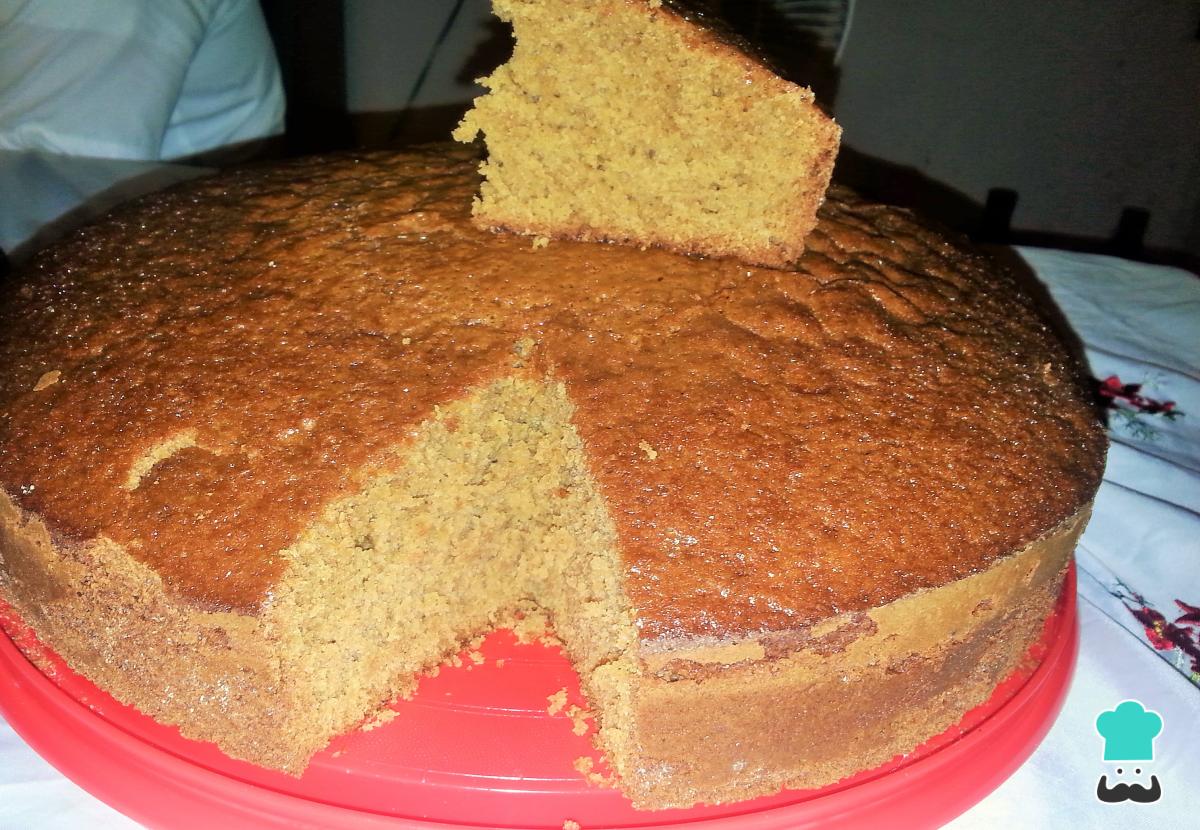 Receta de Bizcocho de malta casero