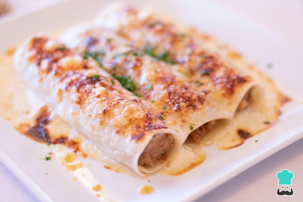 Receta de Canelones de San Esteban