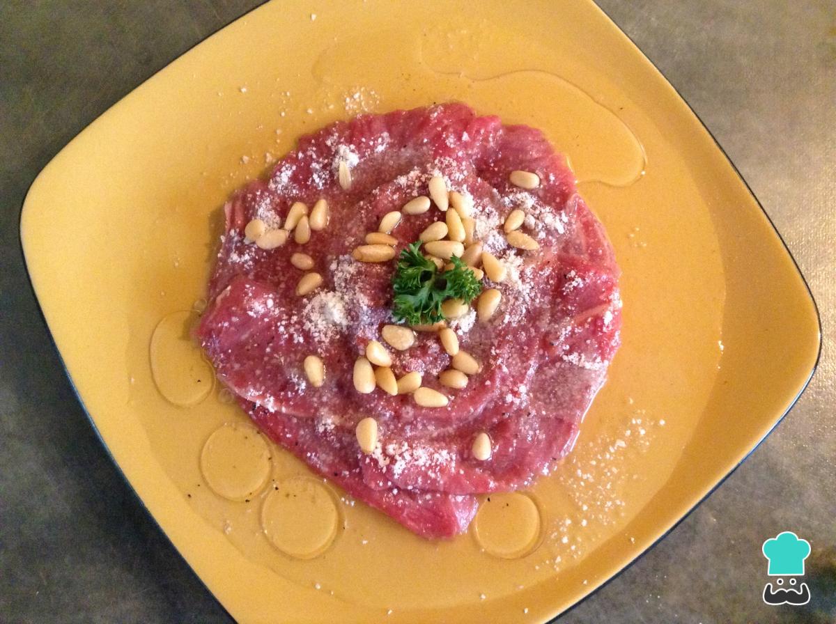 Receta de Carpaccio de lomo