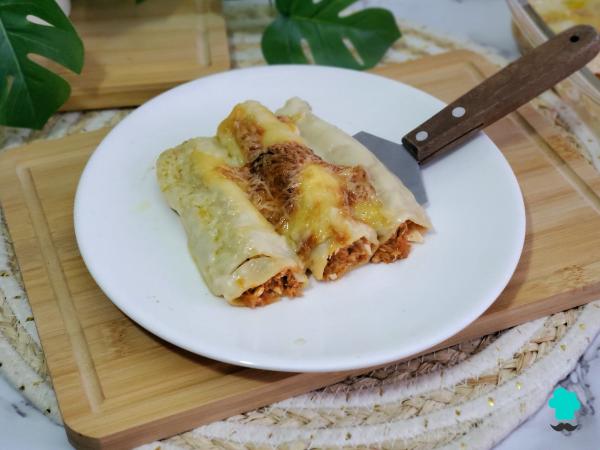 Receta de Canelones de atún y huevo con bechamel: la versión casera más cremosa y fácil - Paso 13