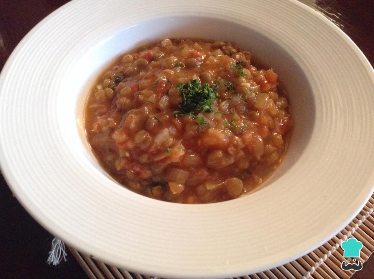 Receta de Dahl de lentejas