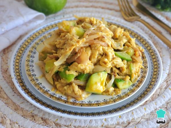 Receta de Revuelto de zapallitos verdes