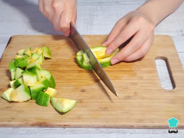 Receta de Revuelto de zapallitos verdes - Paso 2