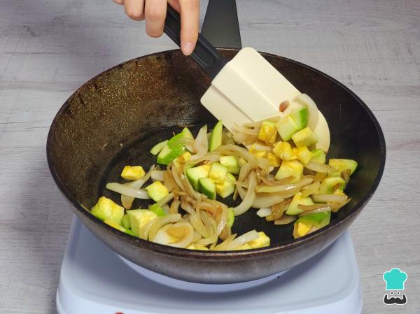 Receta de Revuelto de zapallitos verdes - Paso 4