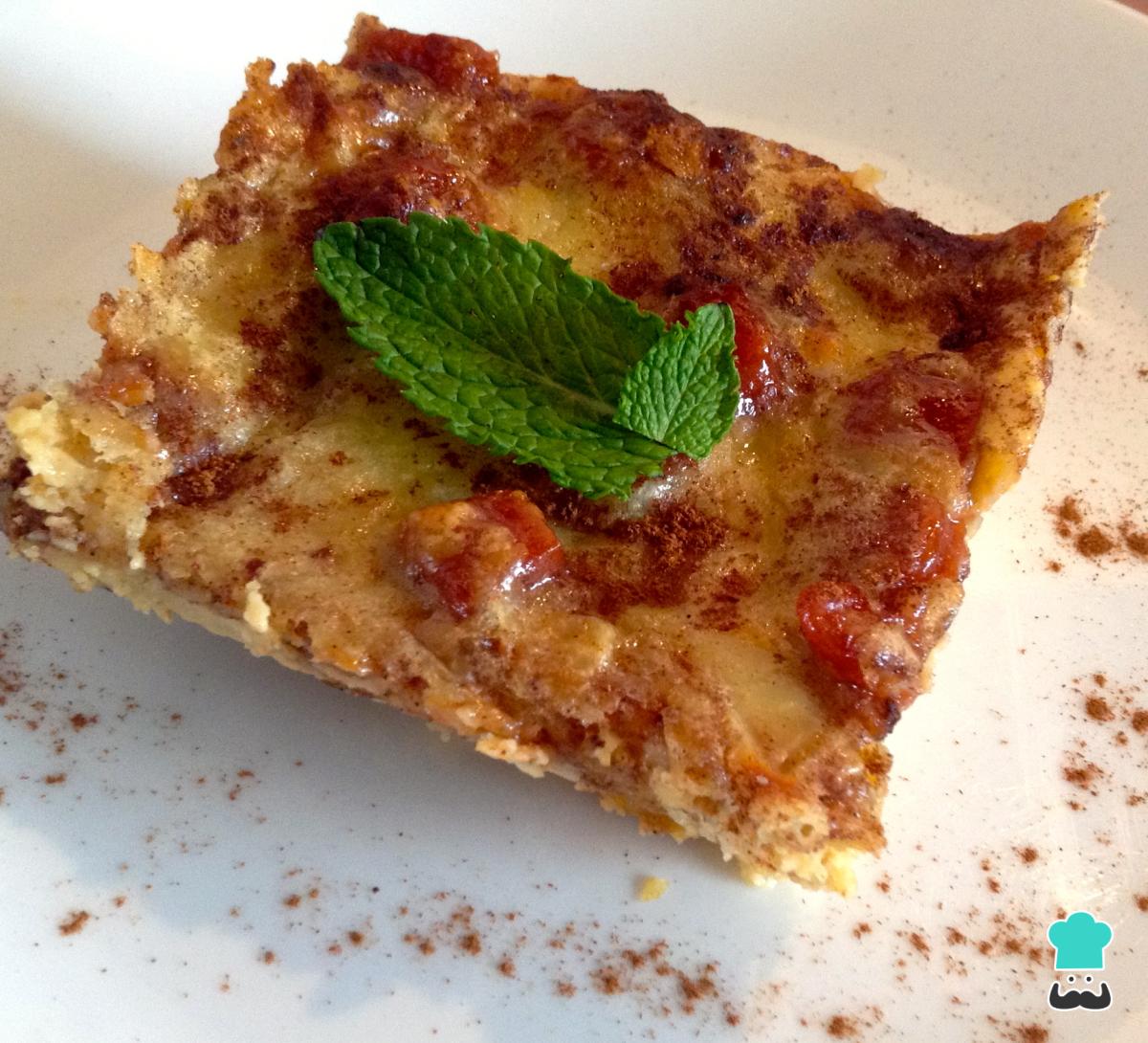 Receta de Torta de plátano colombiana