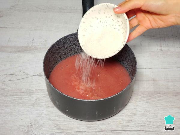 Receta de Gelatina de fresa natural - Paso 4