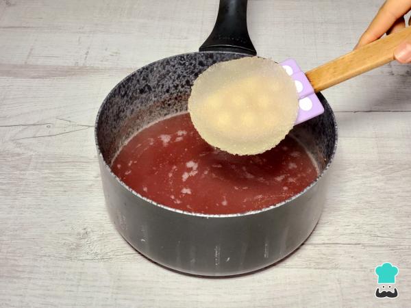 Receta de Gelatina de fresa natural - Paso 5