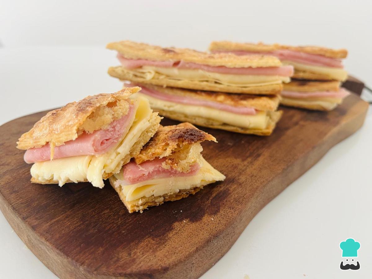 Receta de Fosforitos de jamón y queso
