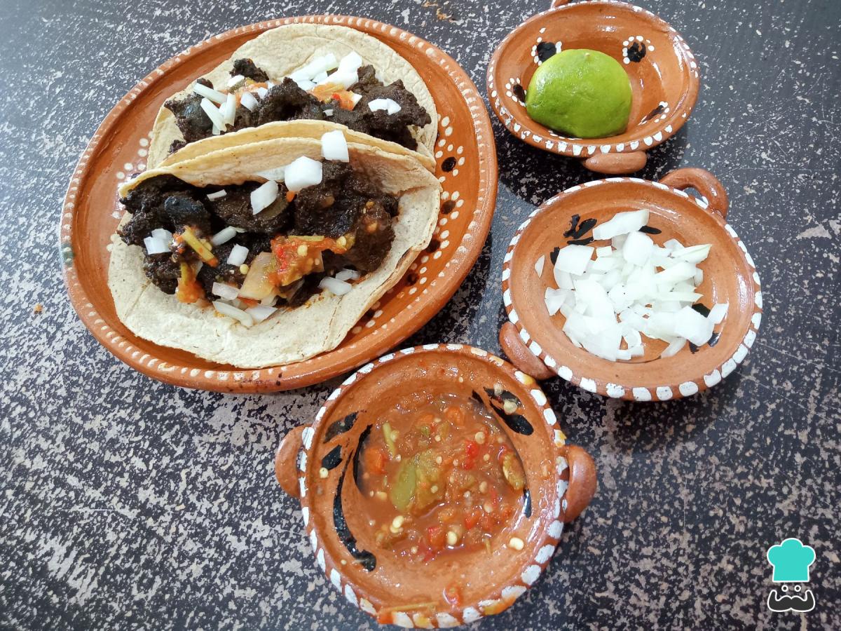 Receta de Tacos de pastor negro