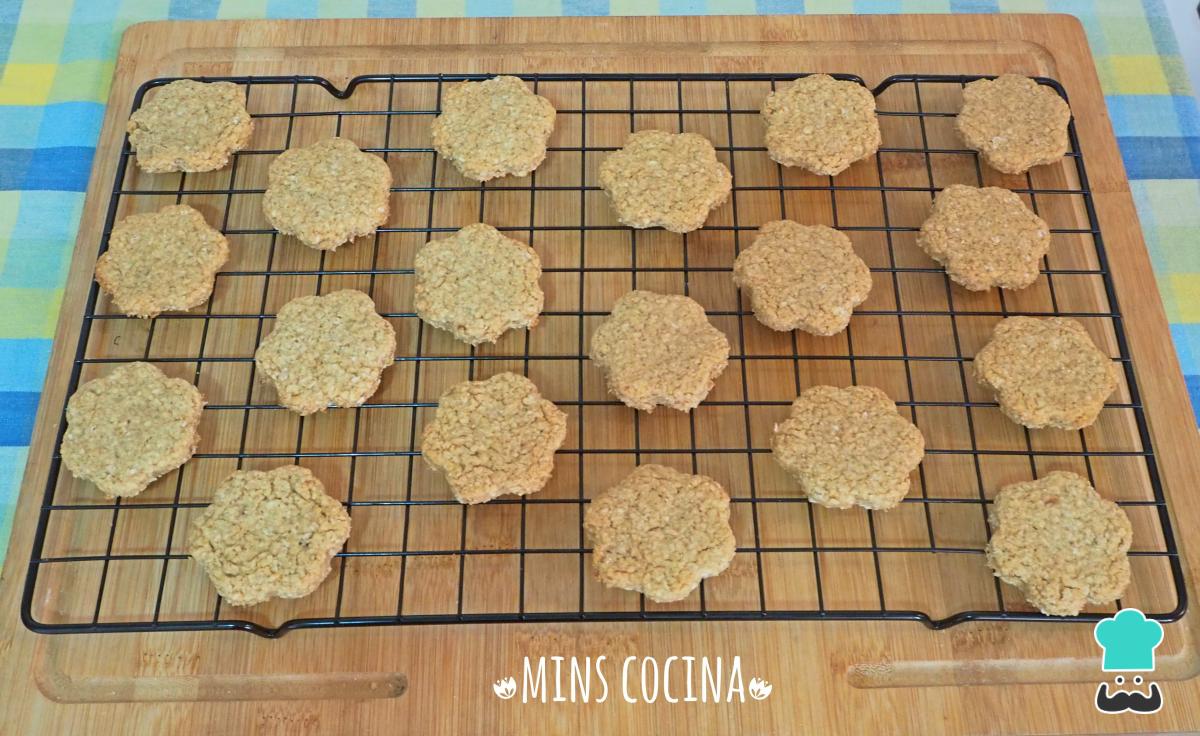 Receta de Galletas de avena sanas
