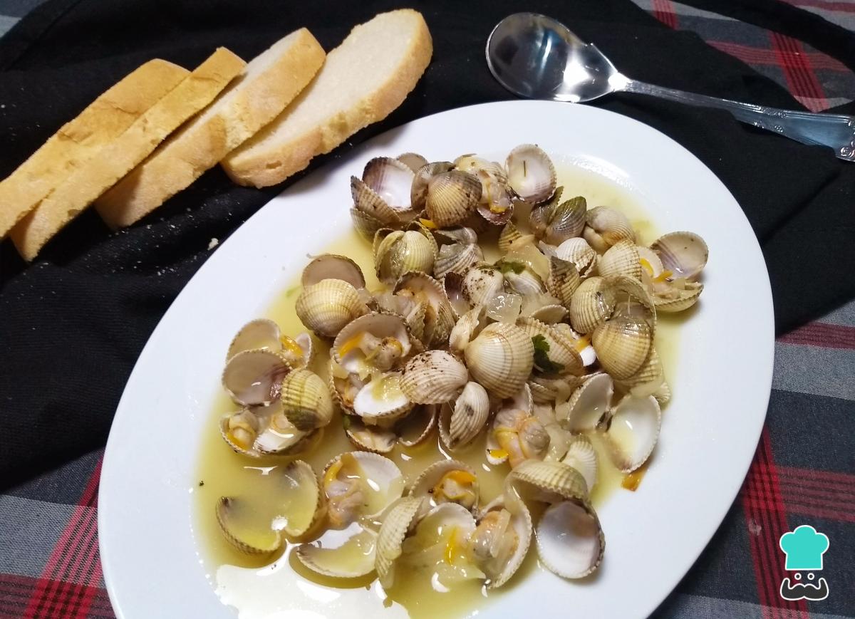 Receta de Berberechos a la marinera