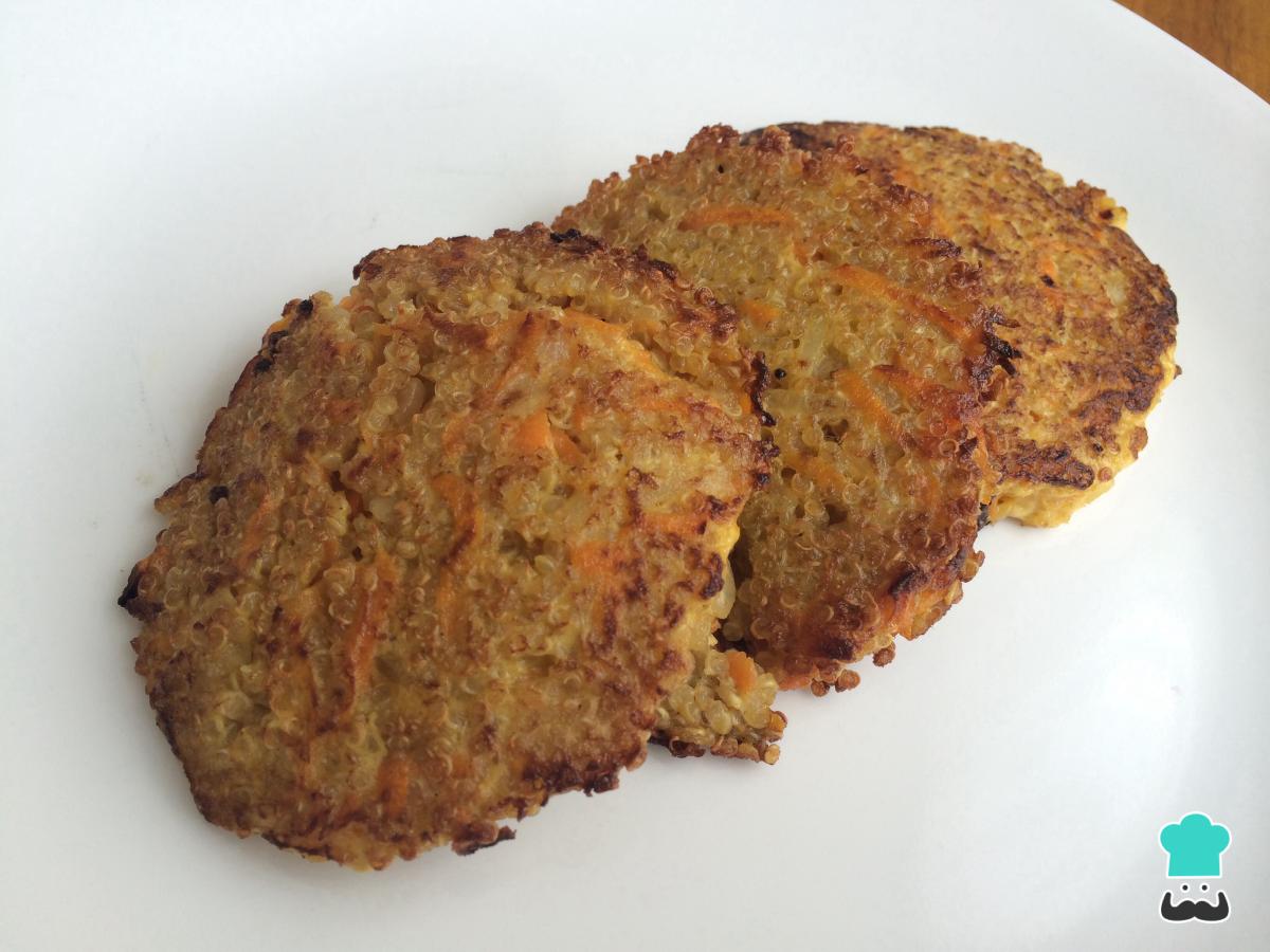 Receta de Croquetas de quinoa y zanahoria
