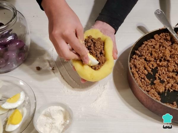 Receta de Papa rellena peruana - Paso 9