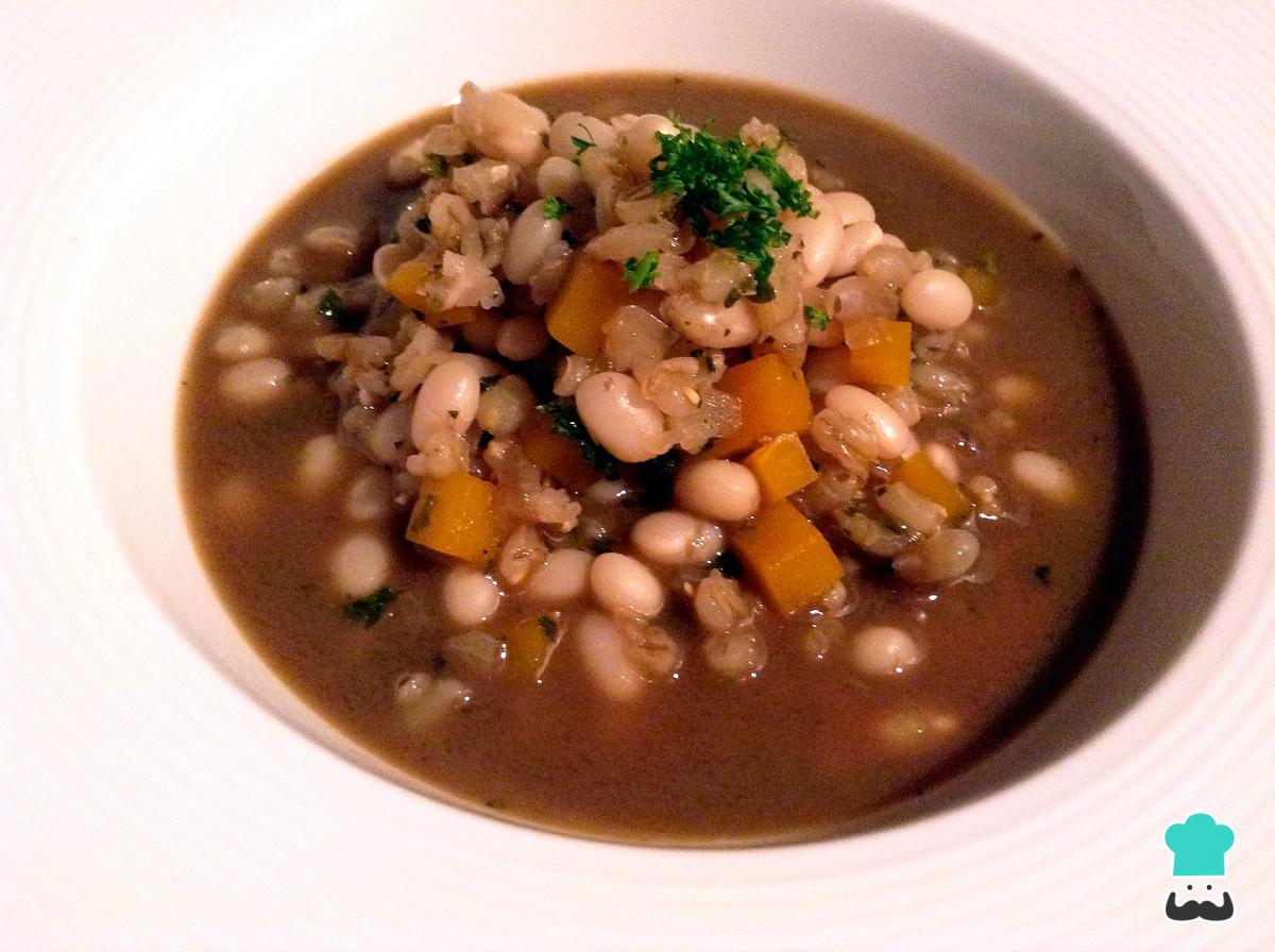 Receta de Porotos con mote