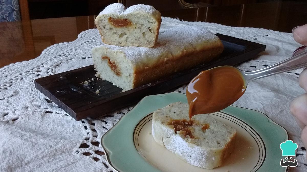 Receta de Budín de banana y dulce de leche