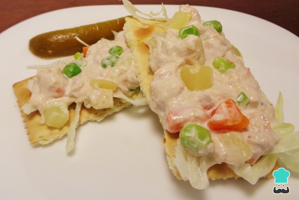 Receta de Ensalada de atún a la crema
