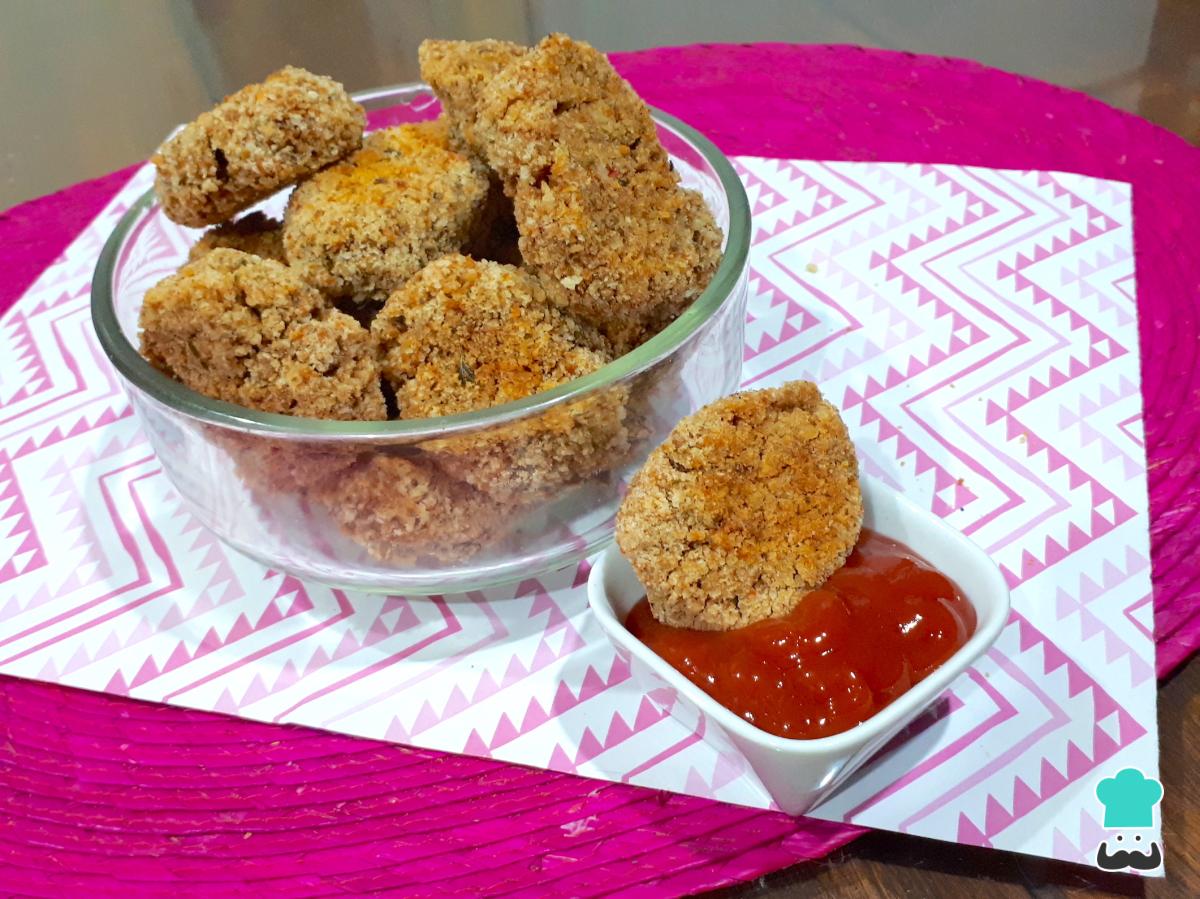 Receta de Nuggets veganos de soja texturizada