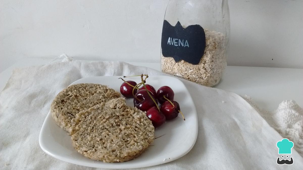 Receta de Pan de avena en microondas