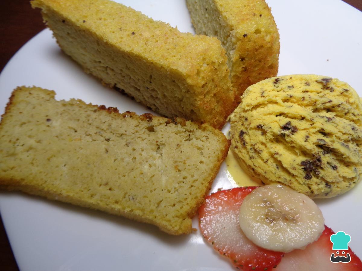 Receta de Pan de plátano sin harina