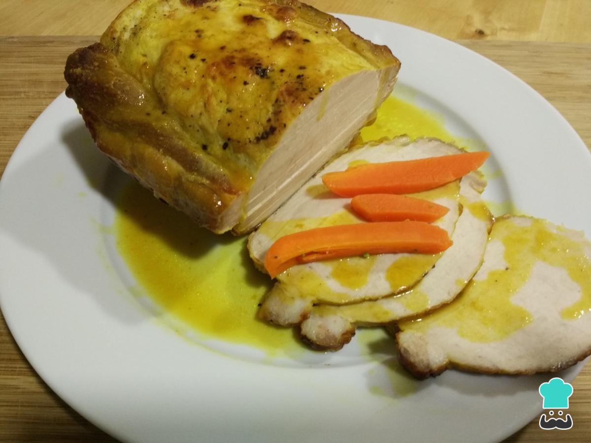Receta de Lomo a la naranja horneado
