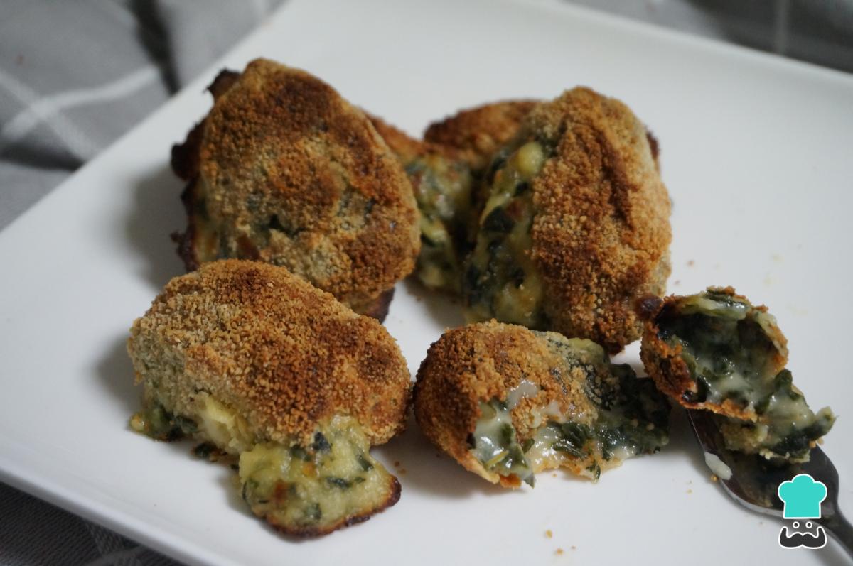 Receta de Croquetas de acelga al horno