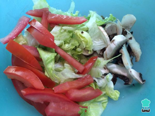 Receta de Ensalada oriental de camarones - Paso 2